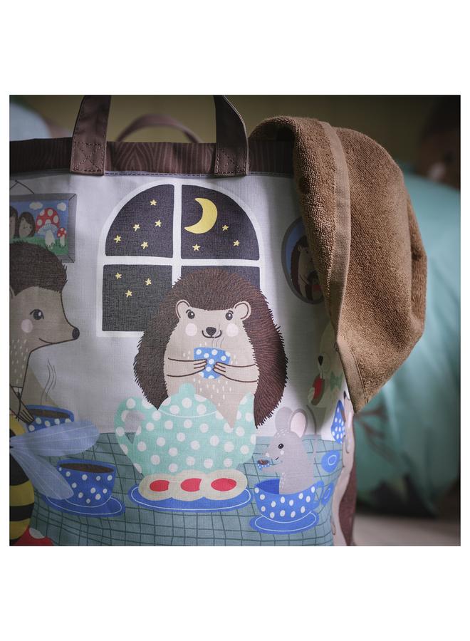 Zaboon Storage bag, forest animal pattern/multicolour - Image 4