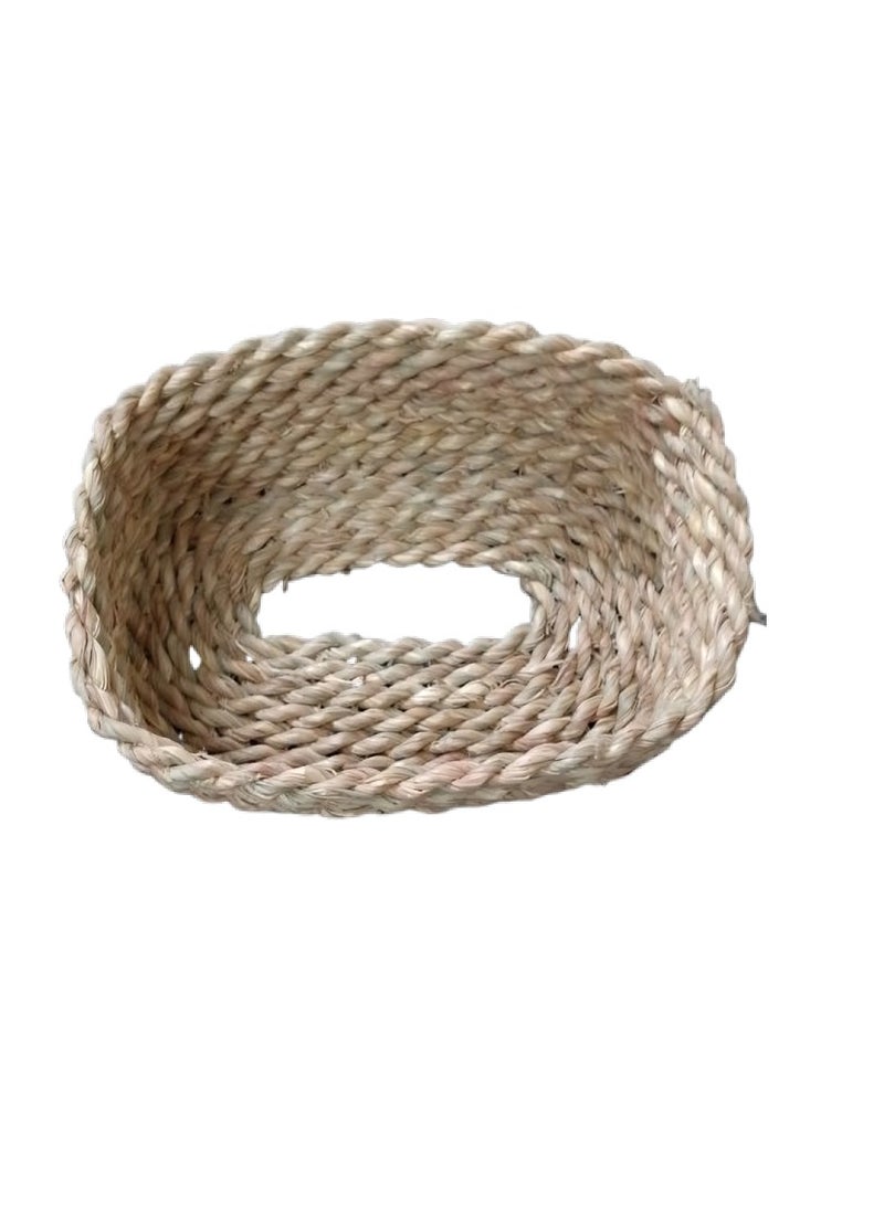 Natural  Decorative Rectangular wicker Tissue Cover Box - Image 2