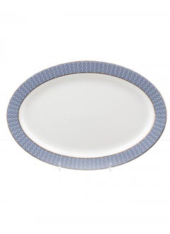 Hic Porcelain Dinner Set Blue Design With Gold Line 24 Pcs  - Image 4