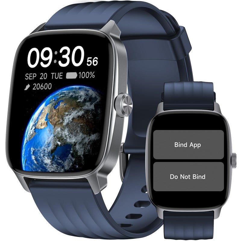 DAVIKO Pedometer Watch Senior Friendly No App/Phone Required, Waterproof Fitness Tracker Watch with Step Counter Calories/Sleep Tracker for Walking Running for Men Women - Image 1