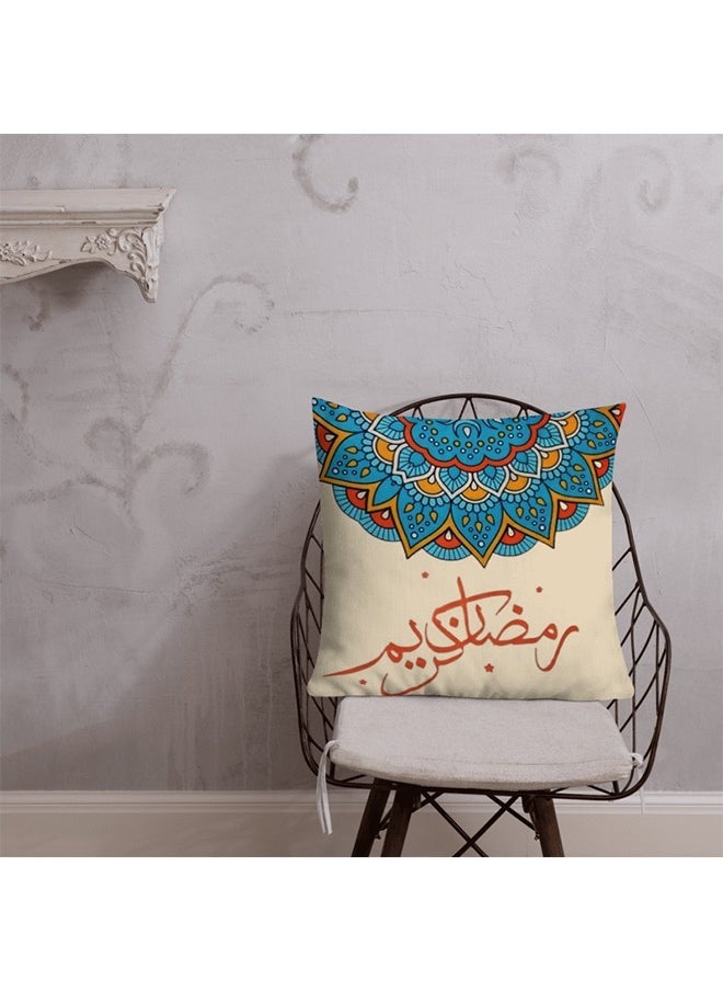 سنوز - كوشن رمضان-تصميم رمضان اورينتال 45*45 سم,450 جرام,عبوه قطعه واحده - Image 1