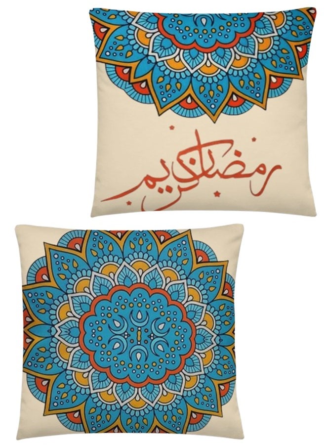 سنوز - كوشن رمضان-تصميم رمضان اورينتال 45*45 سم,450 جرام,عبوه قطعه واحده - Image 1