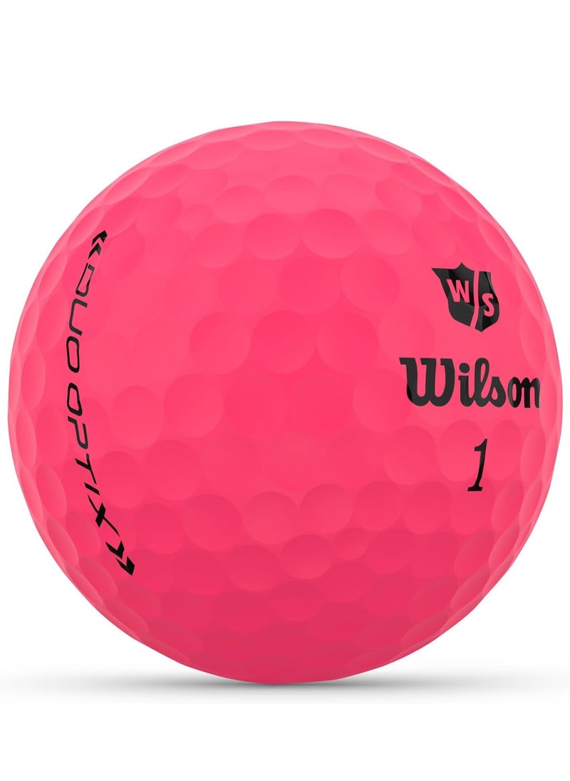 Wilson Golf Balls Duo Optix 12 Ball  - Image 3