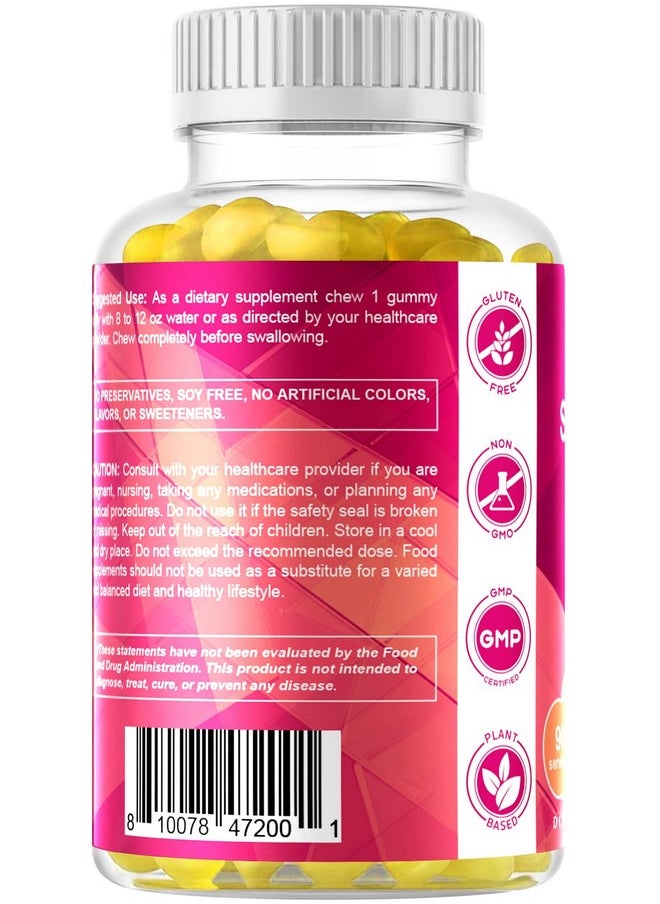 Yeast Free Selenium Gummies 200Mcg As Selenomethionine Supplement Essential Trace Mineral With Superior Absorption 90 Pectin Based Gummies