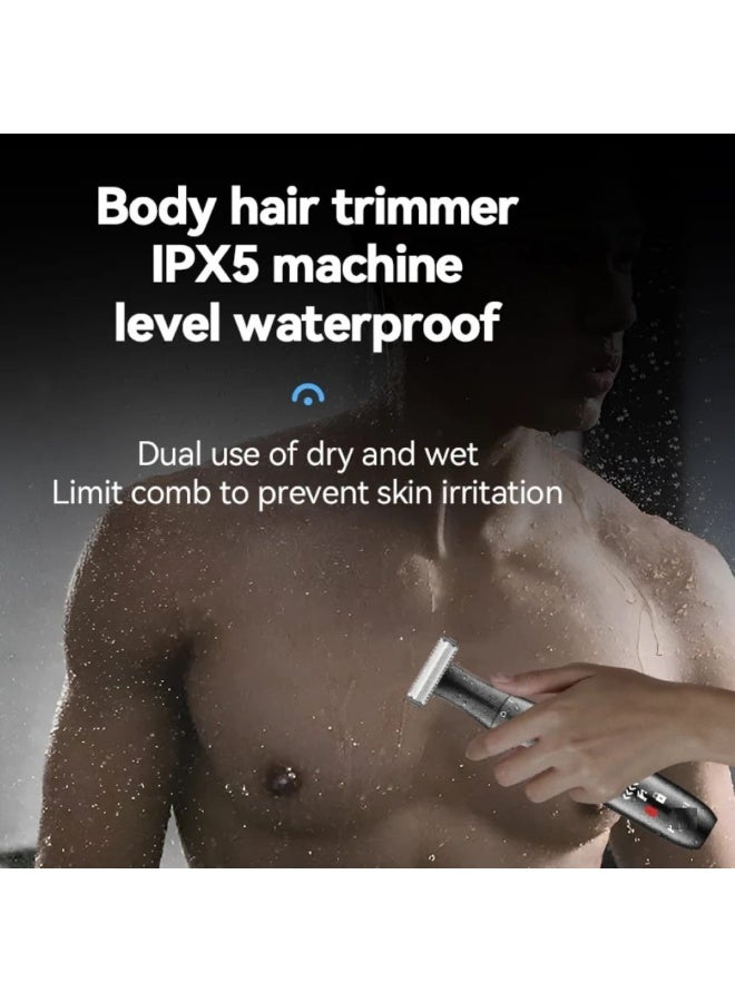 ماكينة حلاقة شعر الجسم من ماركة كلاسيكية راقية، مصنوعة من الفولاذ المقاوم للصدأ عالي الجودة. - Image 2