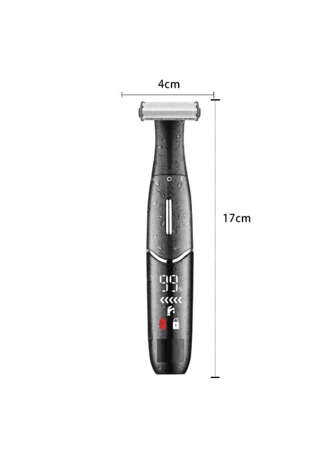 ماكينة حلاقة شعر الجسم من ماركة كلاسيكية راقية، مصنوعة من الفولاذ المقاوم للصدأ عالي الجودة. - Image 3