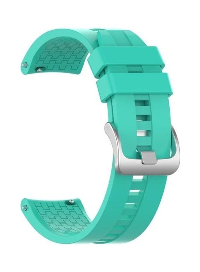 NIBEMINENT Flexible Silicone Wristband Strap For Huawei GT Green - Image 1
