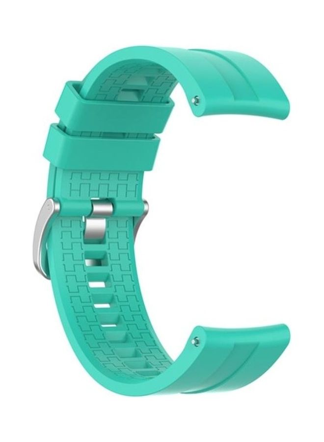 NIBEMINENT Flexible Silicone Wristband Strap For Huawei GT Green - Image 2