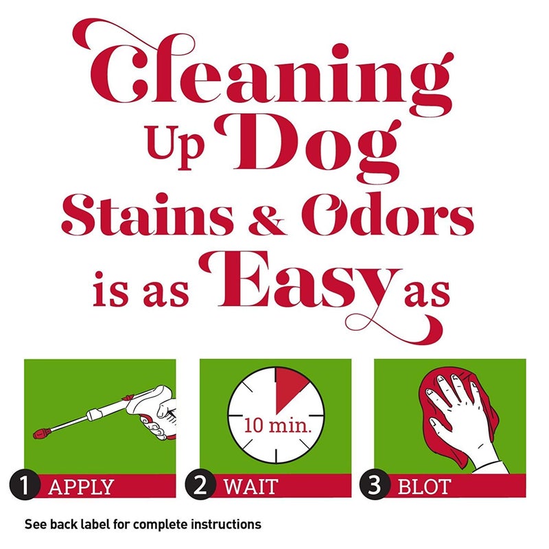 Nature's Miracle Stain and Odor Remover for Dogs, Odor Control Formula, Refill, 1.33 Gal - Image 4