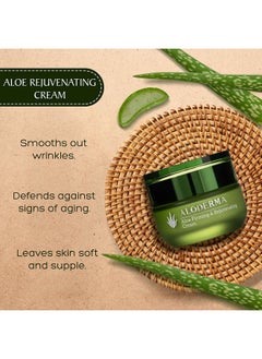 Loderma Firming Face Cream With 75% Organic Aloe Vera Face And Neck Firming Cream With Hyaluronic Acid & Vitamin E Aloe Renewing Skin Firming Cream Reduce Appearance Of Fine Lines And Wrinkles - pzsku/Z299ADF6450545C2C9F7BZ/45/_/1696069123/b1270ed4-9ac1-40d9-ad48-d076508ff706