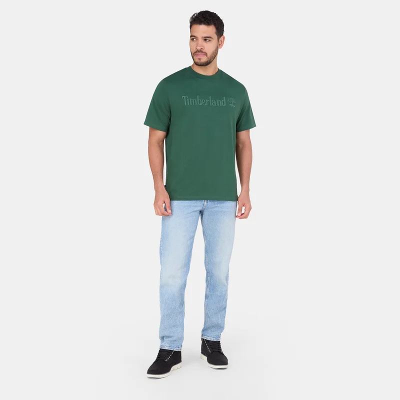 Timberland Green Men's Logo T-Shirt for Men | Best Price UAE