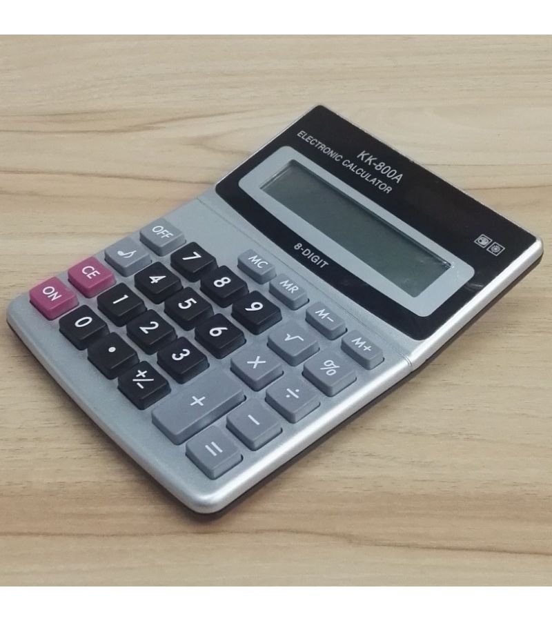 Silvery White Calculator For Student Office Accounting Data Statistics Computer - Image 3