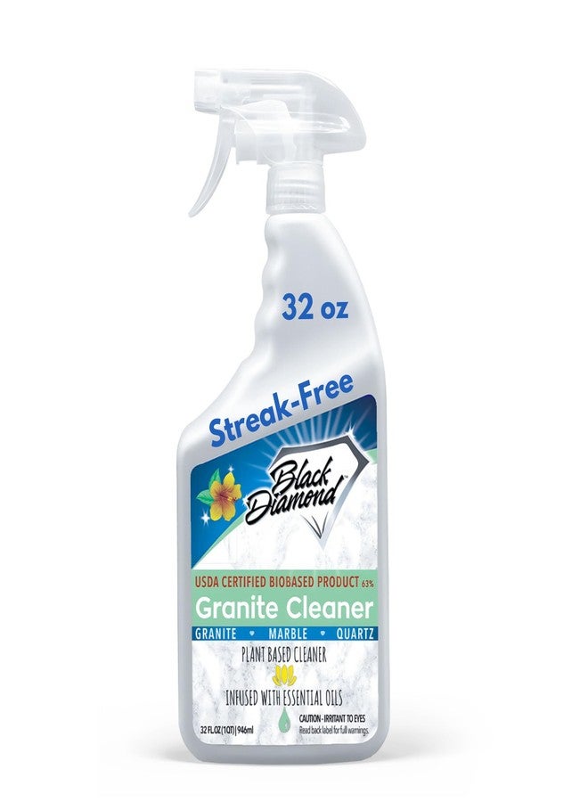 Black Diamond Stoneworks Granite Counter Cleaner: USDA Certified BIOBASED- Safe for Granite and other stone countertops. Safe for food contact formula to keep your countertops looking fresh and clean! - Image 1