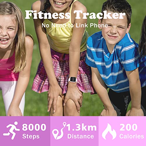 A ALPS Kids Watches for Girls Boys Digital Sport Watch with Step Counter Pedometer Vibration Alarm Clock, No App Waterproof Fitness Tracker Kids Watch Boys Girls Teens Students Ages 5-16 - Image 2