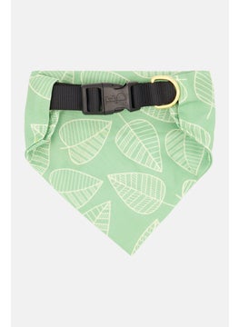 ED Ellen DeGeneres 2 Pcs Embroidered  Pet Bandana Collar, Green Combo  - Image 3