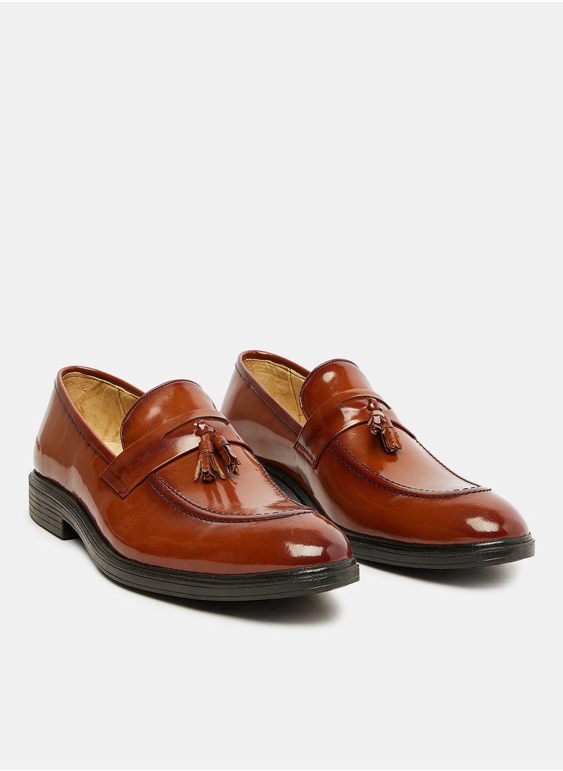 Squadra - Front Tassel Formal Slip-Ons - Image 1