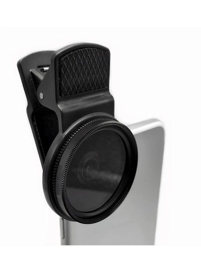Ocean 37mm CPL Phone Camera Lens, Large Aperture Universal Portable Polarizer Clip-on Cellphone Cpl Filter, for Most Mobilephone Models, Mobile Camera Lens, Video Camera, Cell Phone Lens Accessory Kit - Image 2