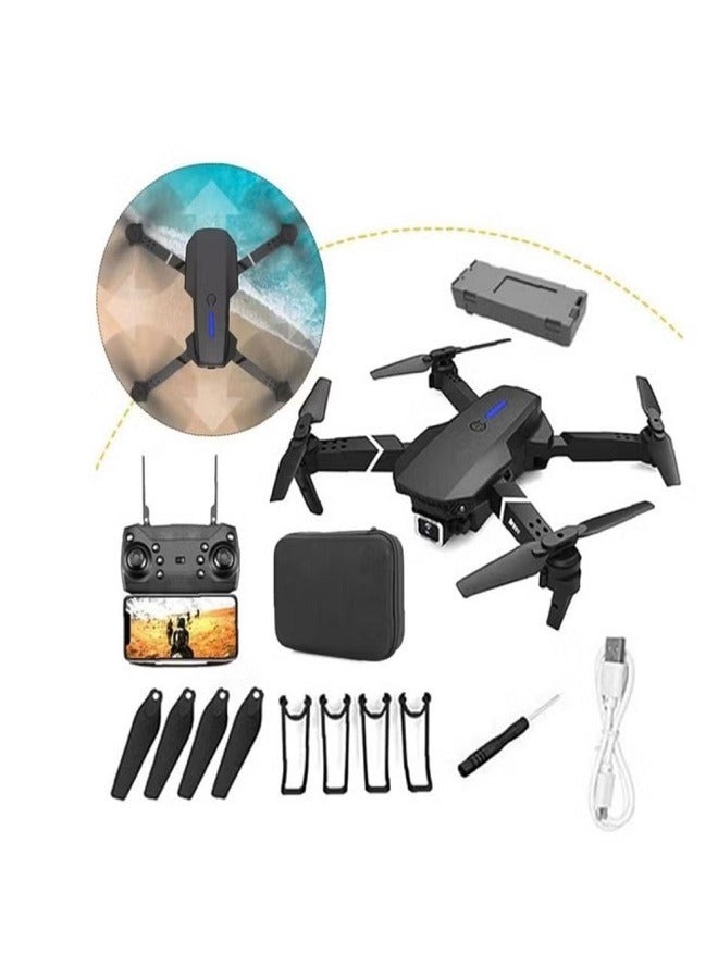 E88 PRO Ayoo 4K HD Drone – WiFi FPV Quad-Copter with Dual Camera, Advanced Stability, Gesture & Voice Control, 360° Aerial Spins, One-Key Return, Headless Mode, Smart Altitude Hold, Long Battery Life & Foldable Design – Perfect for Travel, Aerial Photography & Beginners - Image 2