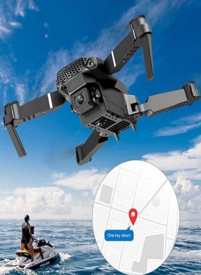 E88 PRO Ayoo 4K HD Drone – WiFi FPV Quad-Copter with Dual Camera, Advanced Stability, Gesture & Voice Control, 360° Aerial Spins, One-Key Return, Headless Mode, Smart Altitude Hold, Long Battery Life & Foldable Design – Perfect for Travel, Aerial Photography & Beginners - Image 4