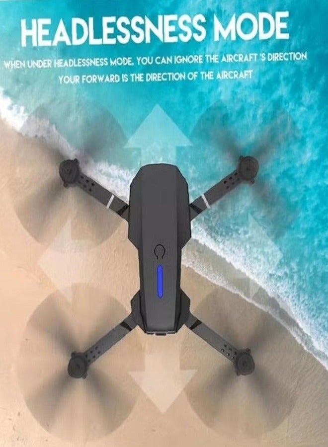 E88 PRO Ayoo 4K HD Drone – WiFi FPV Quad-Copter with Dual Camera, Advanced Stability, Gesture & Voice Control, 360° Aerial Spins, One-Key Return, Headless Mode, Smart Altitude Hold, Long Battery Life & Foldable Design – Perfect for Travel, Aerial Photography & Beginners - Image 5