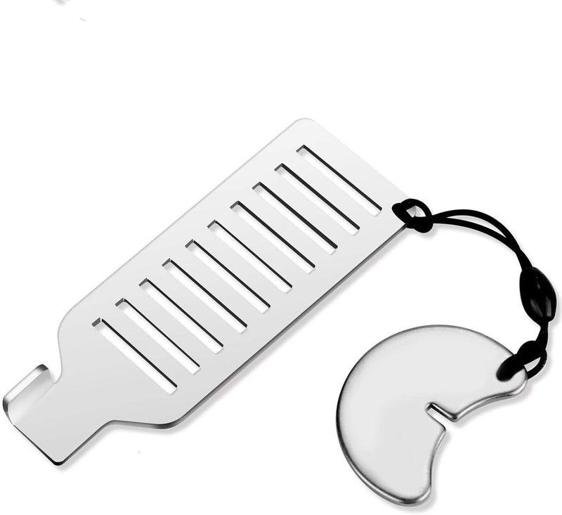 Defflo Portable Door Lock for Hotel Room Safety, Travel Safety and Privacy Device for Hotels and Apartments, Metal Door Jammer with Privacy Lock - Image 1