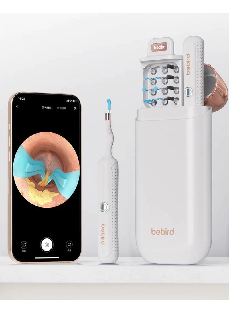 Bebird EarSight Plus Earpicks Ear Wax Removal Cleaner with tweezer 6 LED Lights 1080P FHD Video Otoscope - Image 1