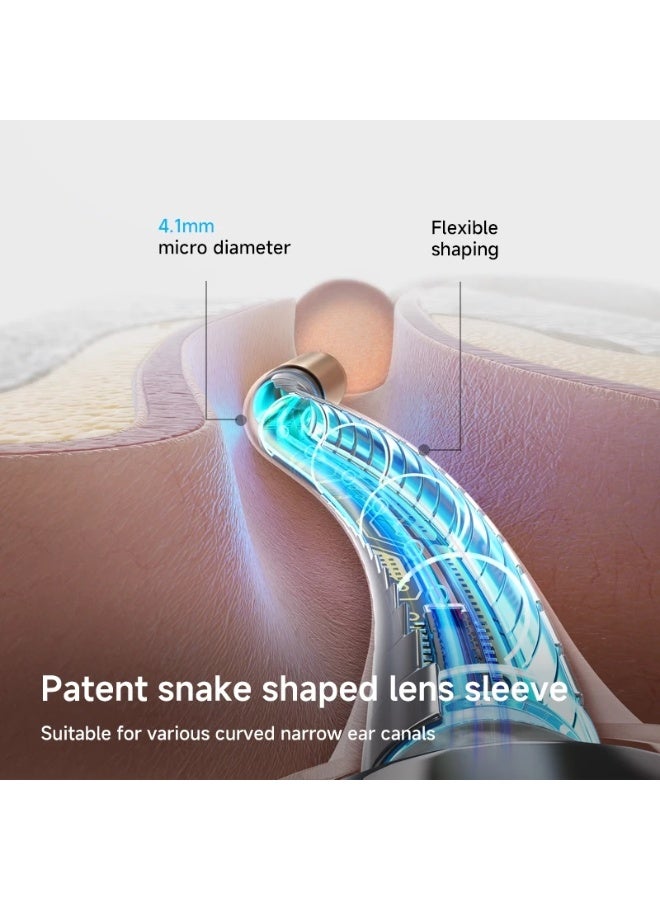 Bebird EarSight Plus Earpicks Ear Wax Removal Cleaner with tweezer 6 LED Lights 1080P FHD Video Otoscope - Image 5