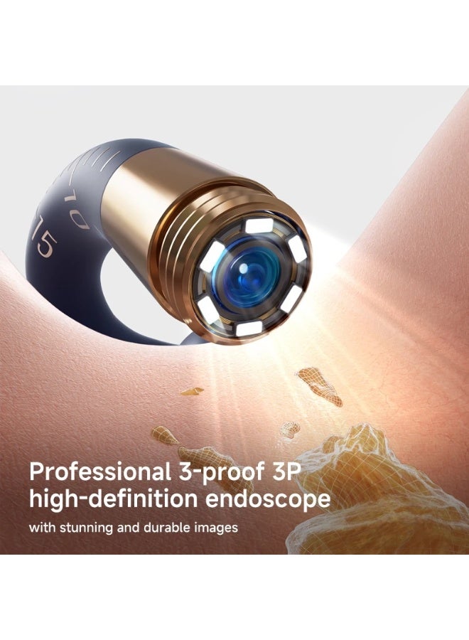 Bebird EarSight Plus Earpicks Ear Wax Removal Cleaner with tweezer 6 LED Lights 1080P FHD Video Otoscope - Image 3