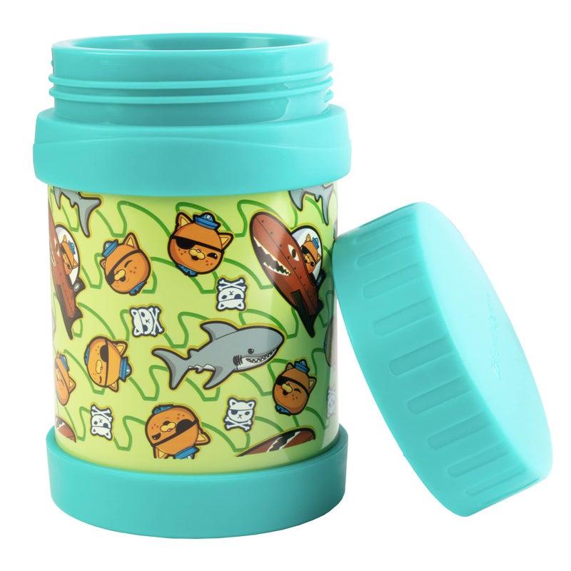 SCS Direct Octonauts Stainless Steel Insulated Lunch 13 oz Jar for Kids - Large Leak-Proof Storage Container for Hot & Cold Food  Soups  Liquids - BPA Free - Fits Most Lunch Boxes and Bags - Teal - Image 3