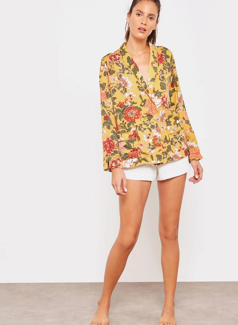 Cotton On Body Printed Pyjama Shirt