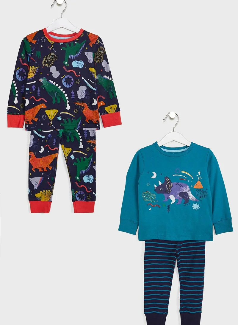 mothercare Dinosaur Pyjamas - 2 Pack