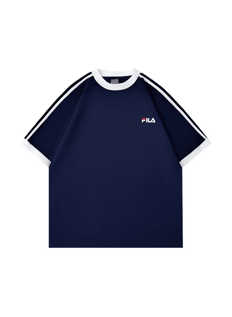 FILA round neck short-sleeved shirt, unisex. Suitable for outdoor sports and fitness. - Image 3
