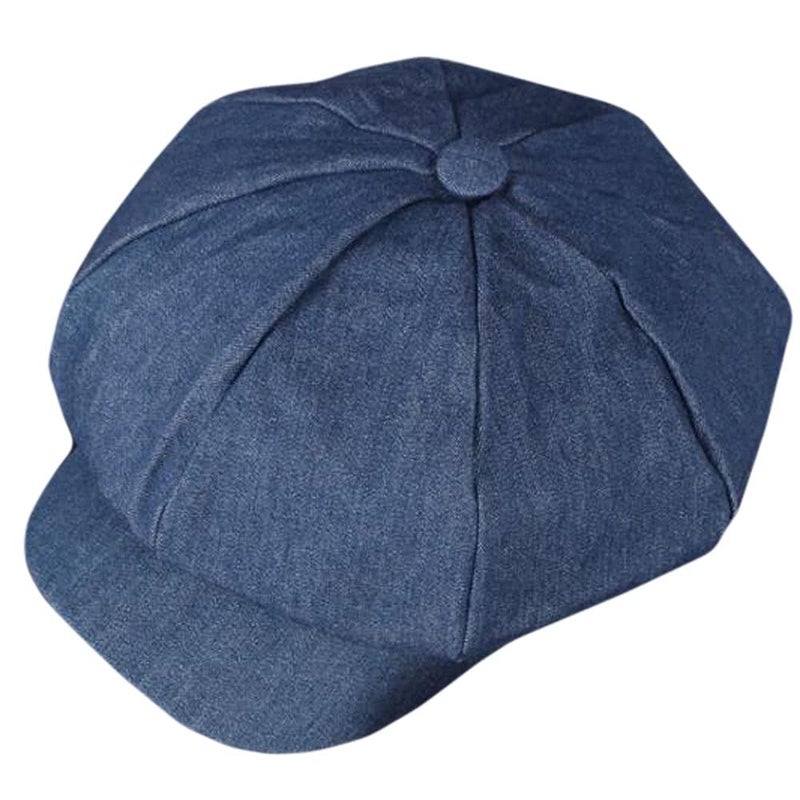 Qunson Women's Vintage Cotton Newsboy Cabbie Hat Cap - Image 1