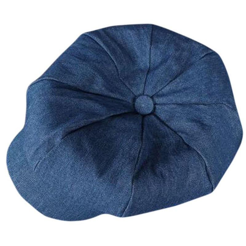 Qunson Women's Vintage Cotton Newsboy Cabbie Hat Cap - Image 2