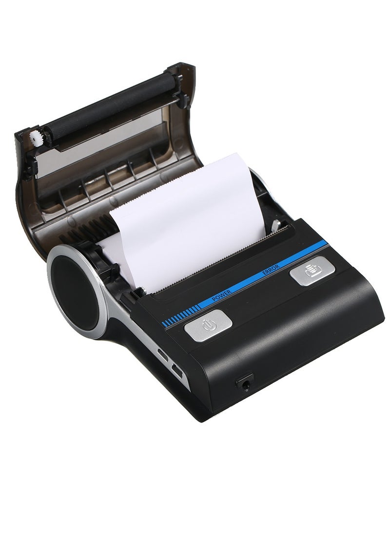 Milestone طابعة حرارية لاسلكية محمولة صغيرة 80 مم عالية الجودة للطباعة على الإيصالات للهواتف المحمولة - Image 3