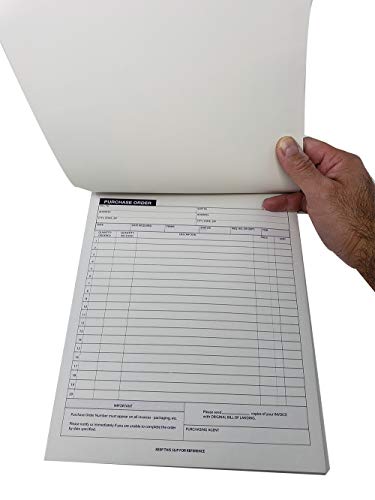 Bazic 2-Part Carbonless Purchase Sales Order Book (4 Pack) Letter Size Almost 8.5 x 11 - Image 2