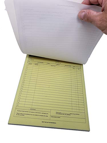 Bazic 2-Part Carbonless Purchase Sales Order Book (4 Pack) Letter Size Almost 8.5 x 11 - Image 3