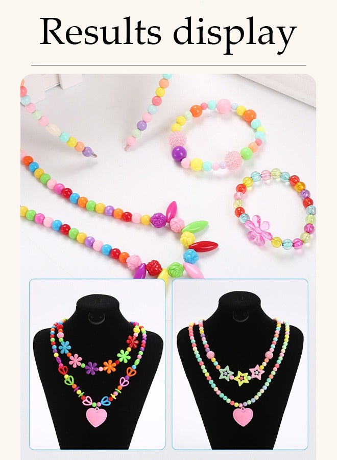 إسكدنيا مجموعة خرز لصنع المجوهرات للأطفال والبالغين والأطفال والحرف اليدوية والقلائد والأساور والحروف الأبجدية الملونة من الأكريليك مع صندوق أدوات صناعة الخرز مع الملحقات - Image 5