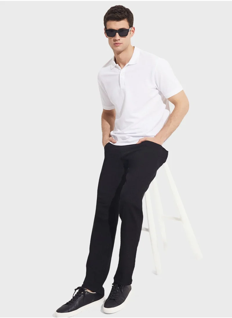 JUNE Essential Straight Fit Trousers