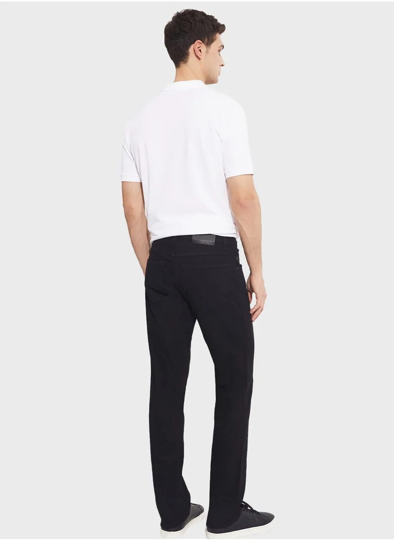 جون Essential Straight Fit Trousers