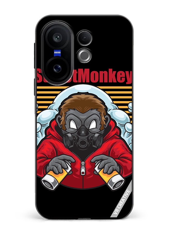 Protective Case Cover For Vivo X200 FE Street Monkey Design Multicolour