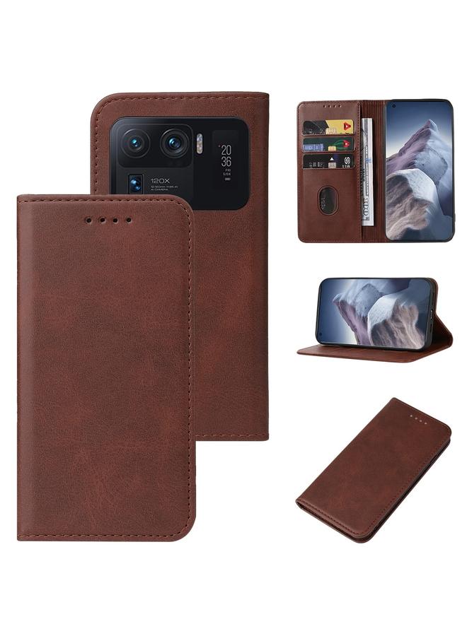 The Bros Case For Xiaomi Mi 11 Ultra Magnetic Closure Leather Phone Case