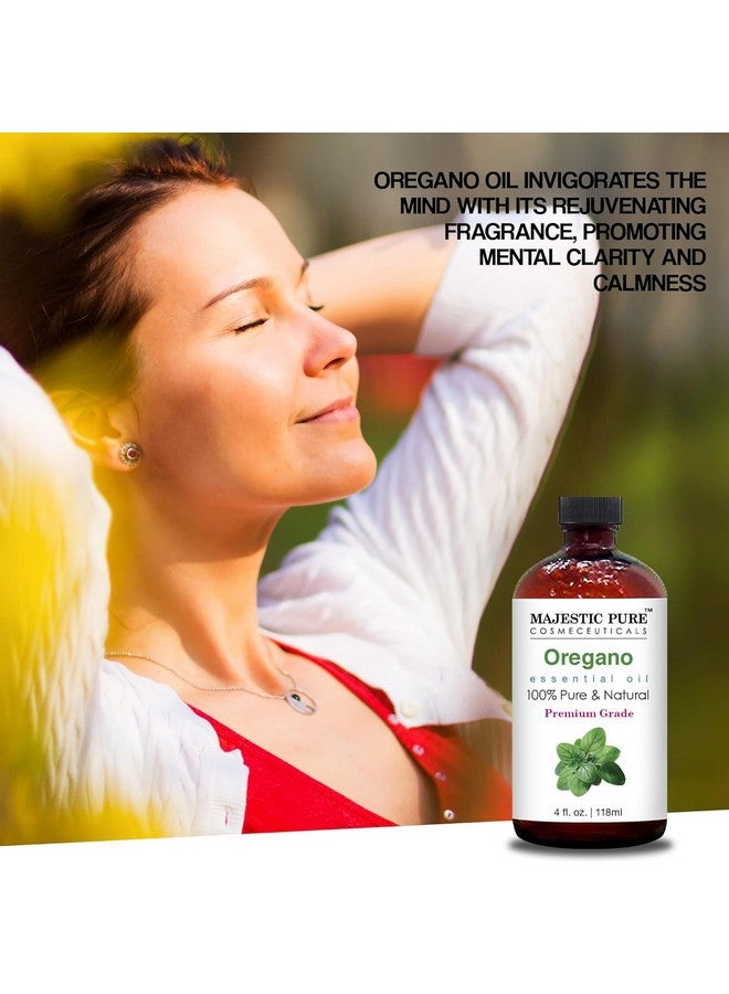 Majestic Pure Oregano Essential Oil | 100% Pure And Natural Oregano Oil | Premium Grade Essential Oils For Hair Care, Home Diffusers, Skin, Aromatherapy, Massage And Humidifiers | 4 Fl Oz - Image 4