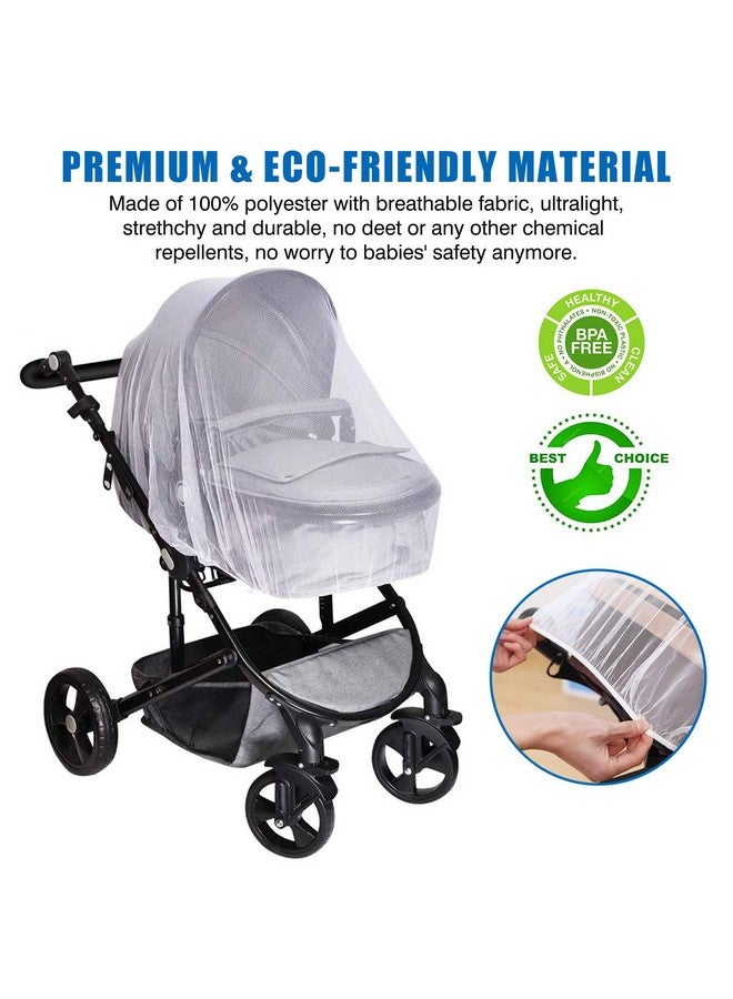 Vaxaape Stroller Rain Cover and Baby Stroller Mosquito Net(2-Piece Set),Universal Stroller Accessory,Waterproof, Windproof Protection,Protect from Dust Snow,Baby Travel Weather Shield - Image 4