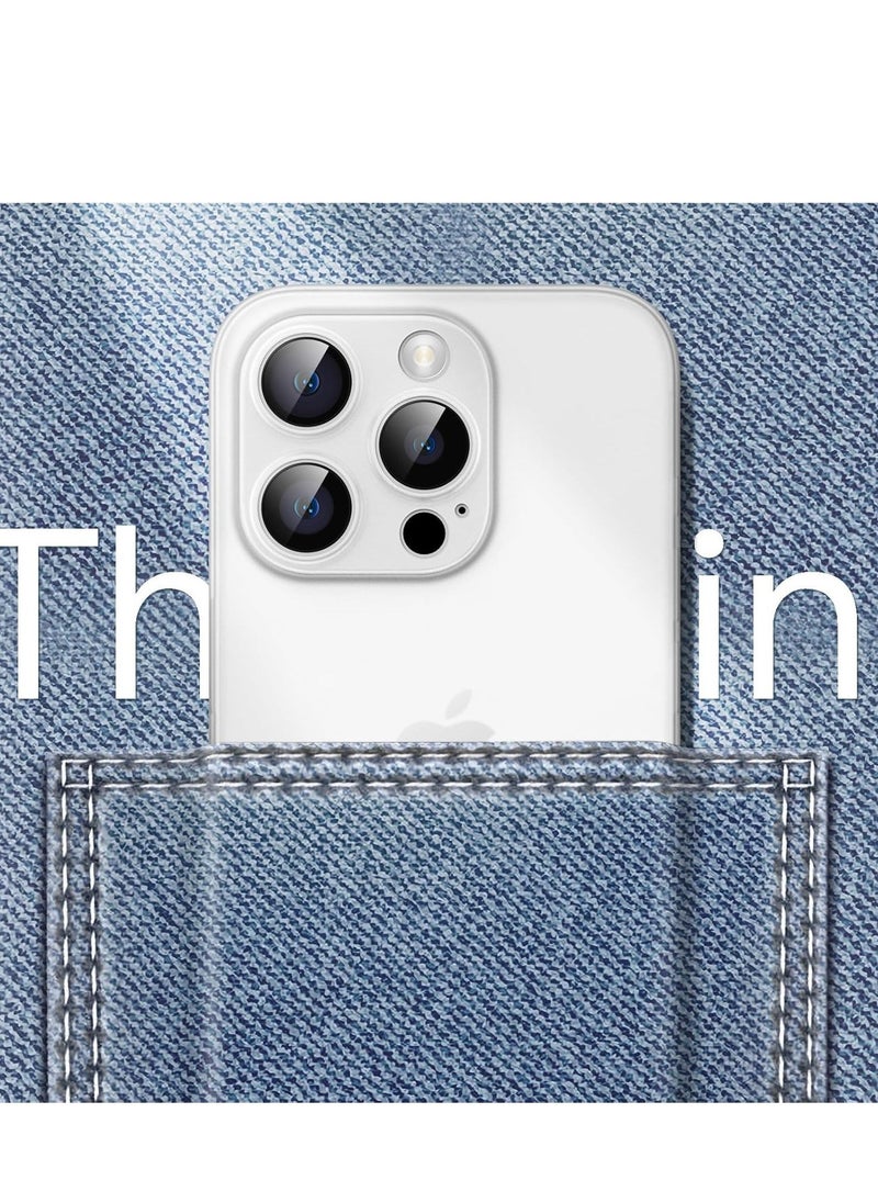 JAJEEK حافظة فائقة النحافة (0.35 مم) لجهاز آيفون 14 برو ماكس 6.7 بوصة، غطاء عدسة الكاميرا، حماية كاملة، خفيفة الوزن، تشطيب غير لامع من البولي بروبيلين، تدعم الشحن اللاسلكي - تصميم أنيق ومتين - Image 2