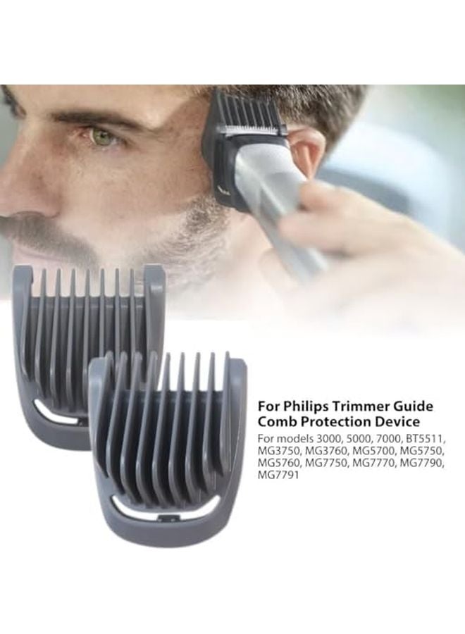 2024 محسن أمشاط دليل شعر اللحية بطول 1 مم و 2 مم لأجهزة تشذيب فيليبس نوريلكو سلسلة MG - Image 5