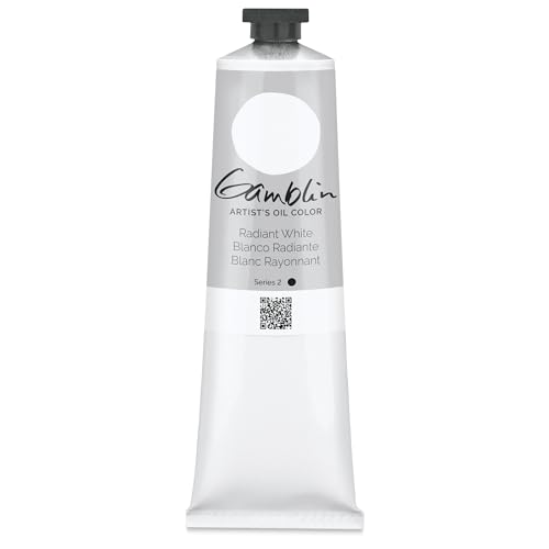 GAMBLIN 5.07 oz. Artists' Grade Oil Color: Radiant White - Image 3
