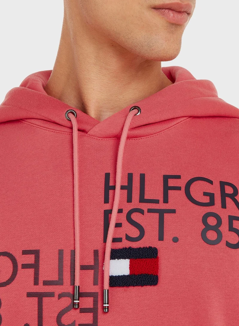 TOMMY HILFIGER Slogan Hoodie