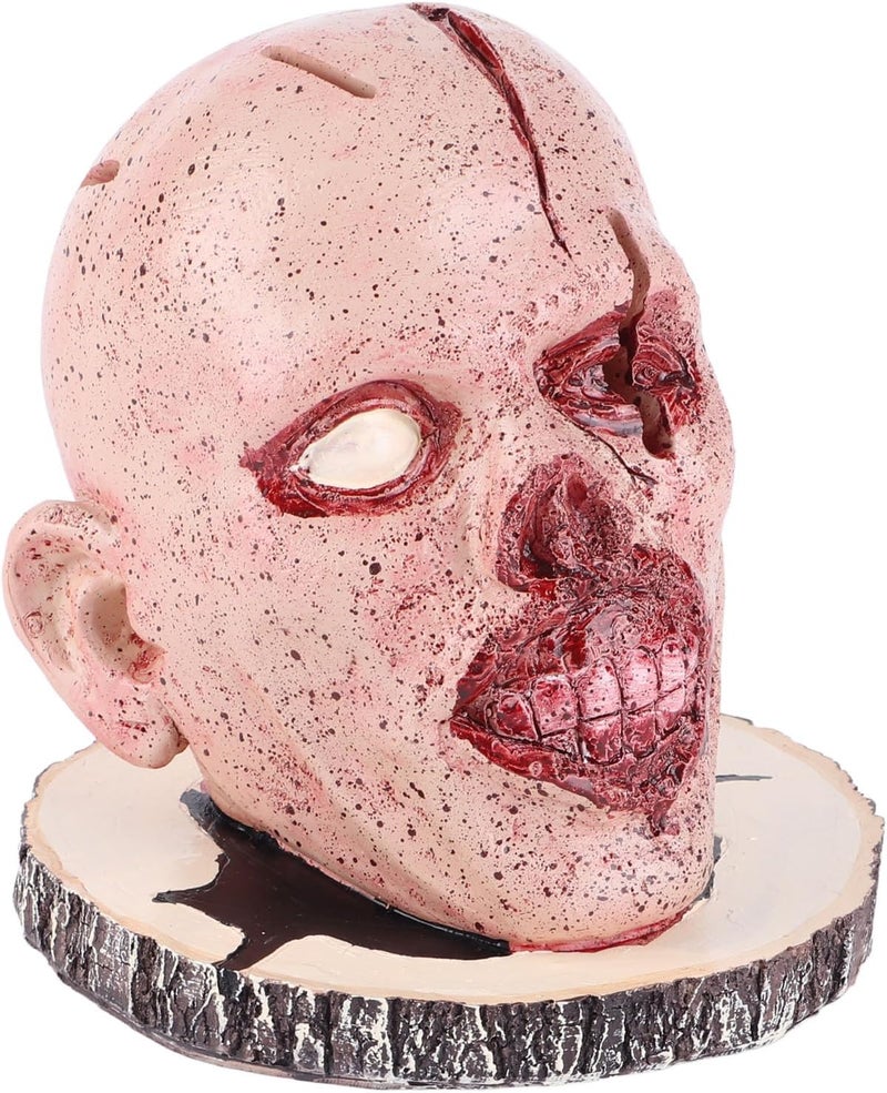 Skull Knife Holder Head, Horror Themed Knife Storage Rack, Skeleton Head Knife Organizer with Stable Base, Resin Kitchen Decor for Halloween Party Home Decoration - Image 5