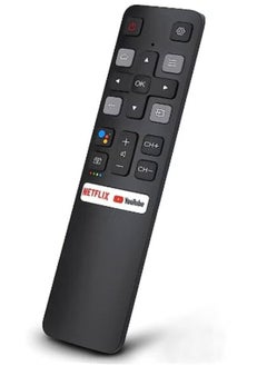 HuHa Remote Control For Tcl Android Tv New Upgraded Replacement Rc802V For Tcl Tvs 40S330 32S330 40S334 32S334 70S430 32A325 32A323 65Q637 55S430 43S430 55Q637 43S434 75S434 32P30S  - Image 1